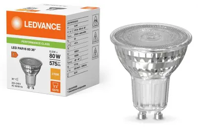 Produktbild von LEDV LED Reflektor 6,9-80W/827 PAR16 GU10 36° 15000h EEK F