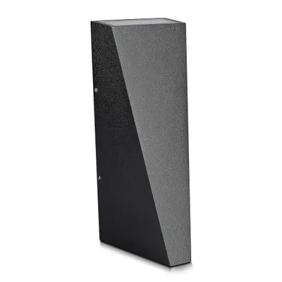 Obrázok produktu pre Nástenné svietidlo V-TAC 6W LED čierne IP65 VT-826 teplé 660lm