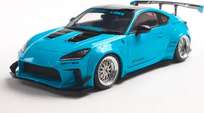 Productafbeelding van Solido 421186460 Toyota GR86 LBWK bodykit, blauw, 2024, schaal 1:18