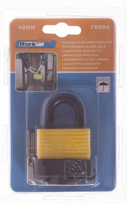 Produktbild von Outdoor Schloss Massiv Vorhängeschloss Wetterfest Außenbereich  40mm