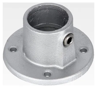 Produktbild von Rohrverbinder Fußplatte rund 3/4" (26,9 mm)