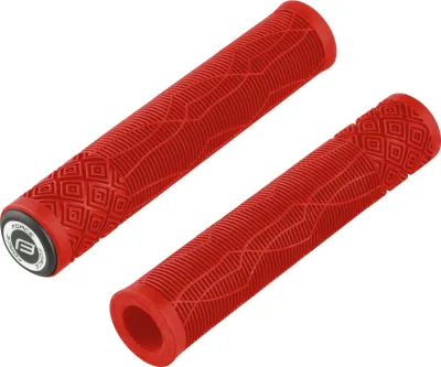 Produktbild von Griffe FORCE BMX160 aus Gummi, rot, verpackt
