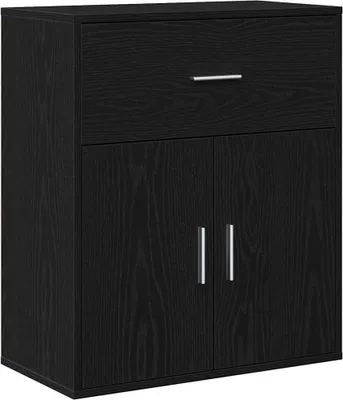 Zdjęcie produktu dla Bufet Czarny Dąb 60 x 31 x 70 cm Materiał drewnopochodny