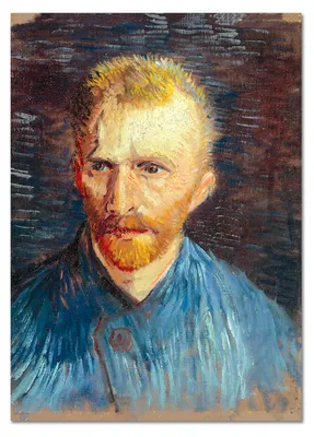 Zdjęcie produktu dla Giallobus - Autoportret 4 - Vincent Van Gogh - 70D x 100S cm - Obraz - Szkło akrylowe