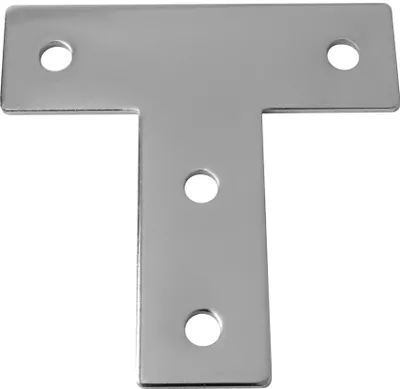 Produktbild von KLAK 30 - Verbinderplatte - T - 85x85mm Aussen Flachverbinder 30x30 Aluprofil - 4 Stück inkl. Verschraubung