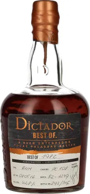 Produktbild von Dictador BEST OF 1982 Colombian Rum 080516/PC108 Limited Release 42,8% Vol. 0,7l
