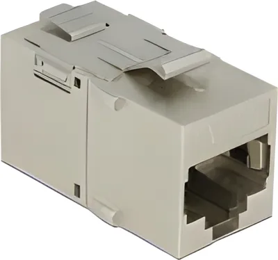 Immagine prodotto di DELOCK Keystone Modul RJ45 -> RJ45 Cat6A Metall Bu/Bu
