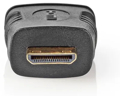 Image de HDMI™ Adapter | HDMI™ Mini Connector | HDMI™ Output | Gold Plated | Straight | ABS | Black | 1 pc. | Blister