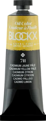 Produktbild von Blockx 3x Ölfarbe, Kadmium Zitronengelb Tube 35ml Kadmium Blassgelb 213711BXC