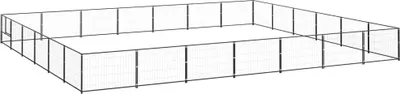 Produktbild von Hundezwinger Schwarz 42 m² Stahl , Sonstiges Hundezubehör Design 2024