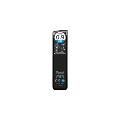 Obrázok produktu pre Pentel Ain Náhradné tuhy do mechanických ceruziek - 0,9 mm - HB