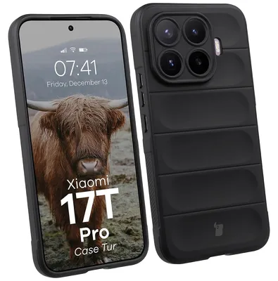 Produktbild von Robuste Handyhülle für Xiaomi 17T Pro, Bizon Case Tur, Schwarz