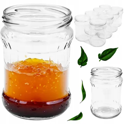 Obrázek produktu pro Sklenice Tragar o objemu 500 ml, vhodné pro konzervování a skladování medu, 8 kusů