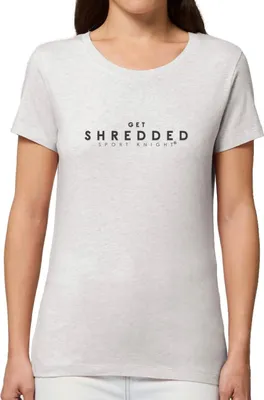 Produktbild von Sport-Knight® Damen Fitness T-Shirt Organisch "Get Shredded" Premium