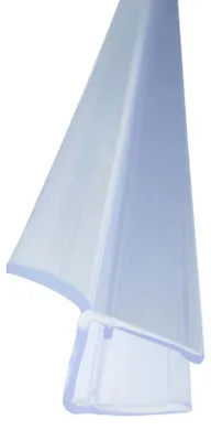 Produktbild von Bagnoxx Duschdichtung 2m Spaltdichtung, Duschtürdichtung in Duschkabine im Bad, 6mm Glasstärke, transparentes PVC Profil mit Duschlippe, schimmelbeständig, für Glastür Dusche