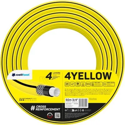 Produktbild von Gartenschlauch 4 Gelb 3/4'' 50M - C 10-522