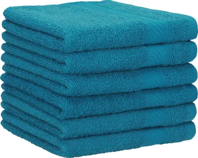 Produktbild von Betz 6 Stück Duschtücher 70x140 cm PALERMO 100% Baumwolle  Farbe: petrol