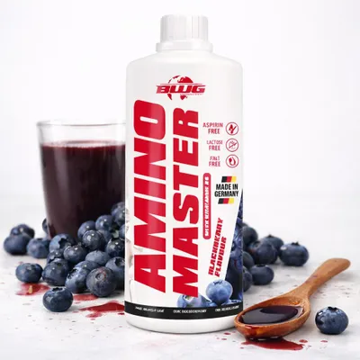 Produktbild von BWG Amino Liquid Master BCAA + Arginin Konzentrat Blackberry