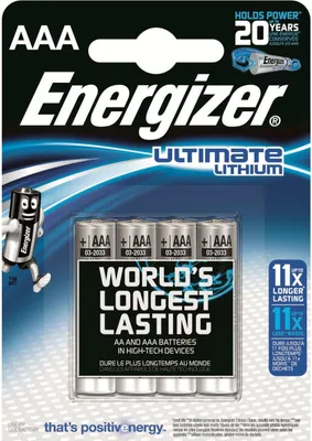 Image de Energizer Ultimate Lithium L92 Batterie à usage unique AAA