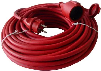 Obrázek produktu pro Plastový prodlužovací kabel 15 mm² 25 m, červený – H07RN-F 3G.