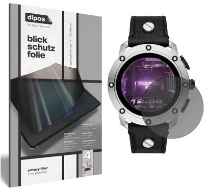 Produktbild von Blickschutzfolie für Diesel On Smartwatch Axial matt Schutzfolie Folie Display Schutz dipos