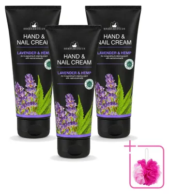 Produktbild von 3 x Herbamedicus Handcreme Lavendel - 75 ml - Sparpackung - 3 Stücke