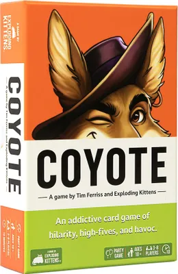 Imagen del producto de Asmodee Coyote, Juego de cartas, Juego de fiesta, A partir de 10 años, 10 minutos