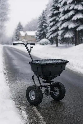Produktbild von Modell 2026 - - SALZSTREUER HANDSTREUER STREUWAGEN DÜNGESTREUER 60 ltr.