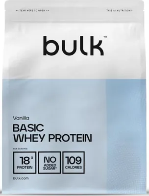 Produktbild von Bulk Basic Whey Protein (1250g) Vanilla - Eiweiße - Molkenprotein-Konzentrat