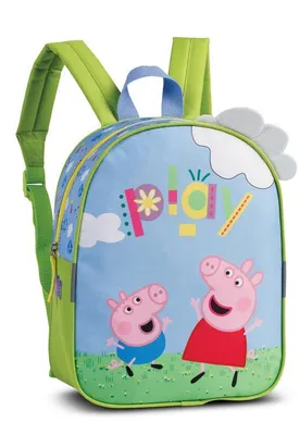 Produktbild von Hasbro Peppa Pig Kinderrucksack: Taubenblau