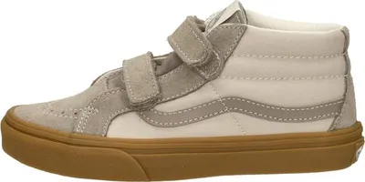 Image de Vans SK8-Mid  Klittenband Hoog - Beige - Maat 32