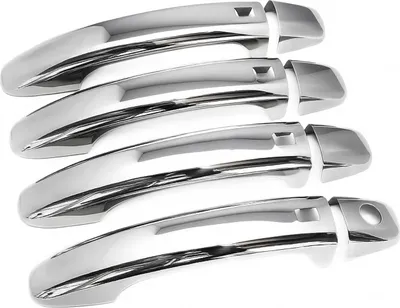 Zdjęcie produktu dla Chromowane klamki drzwi Recambo STAINLESS STEEL kompatybilne z Audi Q3 8U 2011-2018 | Q5 8R 2008-2017