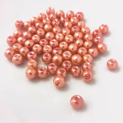 Produktbild von Glasperlen - Typ 'rund' - 20g - 3 mm - Rosegold hell 2