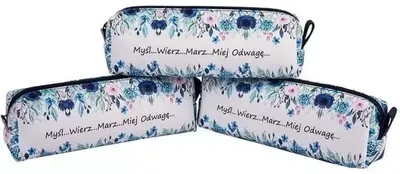 Obrázek produktu pro Pouzdro na psací potřeby s jednou přihrádkou – Mysli, věř, sni... – Pajacyk