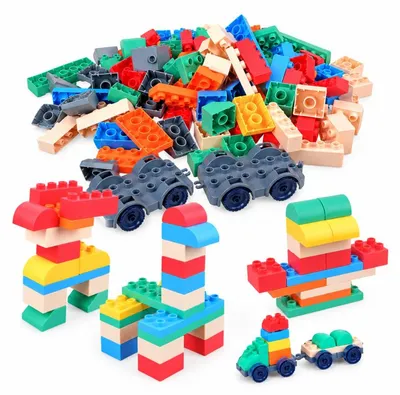 Imagen del producto de ISO 27962. Kit sensorial suave para niños, 120 piezas: cubos de goma