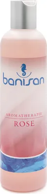 Produktbild von Banisan Badezusatz Rose, Aromatherapie 250 ml, ergiebig, nicht schäumende Rezeptur für Whirlpools