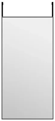 Image de vidaXL Miroir de porte noir 40x80 cm verre et aluminium