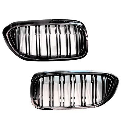 Produktbild von Kühlergrill DOPPELRIPPE Schwarz Glanz für BMW 5er G30 G31 ab 2017-