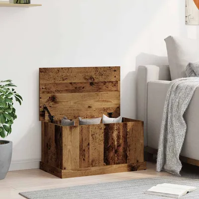 Produktbild von Möbel Aufbewahrungstruhe Altholz-Optik 70x40x38 cm Holzwerkstoff Top6839536