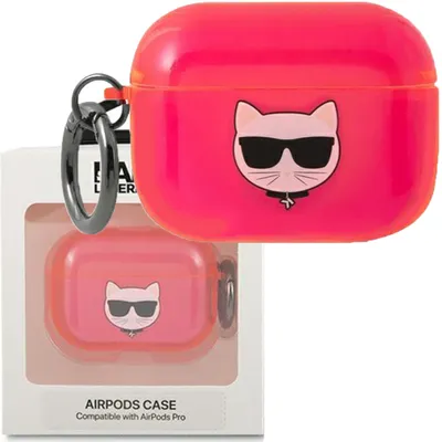 Zdjęcie produktu dla Karl Lagerfeld Klapuchfp Airpods Pro Cover Różowy/Pink Choupette