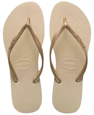 Produktbild von Kinder-Flip-Flops zum Hineinschlüpfen, schmal geschnitten