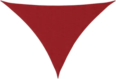 Image de vidaXL Voile d'ombrage Oxford Tissu Triangulaire 5x7x7 m Rouge