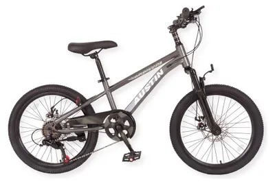 Productafbeelding van Buxibo - Austin-fiets - Kinder mountainbike - Stalen frame - 20 inch - Grijs