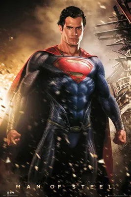 Image de Man of Steel - Poster - Explosion
