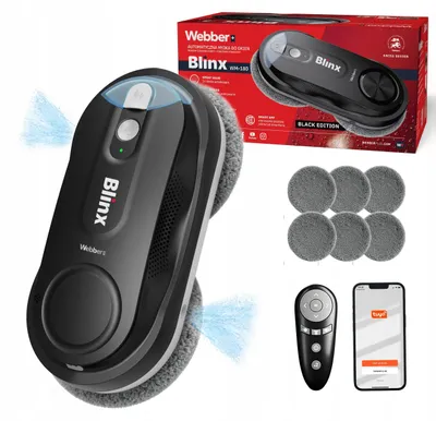 Zdjęcie produktu dla Robot Do Mycia Szyb Okien Luster Myjka Automatyczna 3200Pa Webber Wm-180