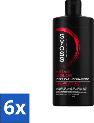Obrázok produktu pre SYOSS - Color 440 ml - Šampón - Dlhotrvajúci styling - 440 ml - Výhodné balenie - 6 kusov