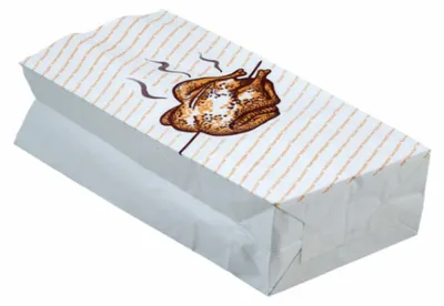 Produktbild von 100x Thermo-Hähnchenbeutel Hendlbeutel für halbes Huhn 3-lagig Alu 23x10x6cm