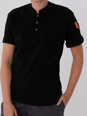 Produktbild von Le Chef DF130 | Pique Chef Shirt - Farbe: Black - Größe: M