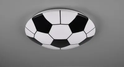 Image de Plafonnier LED rond KLOPPI blanc et noir 12 W, blanc chaud 1 000 lm, plastique, dimensions : 10 x 36 x 36 cm, IP20, RL