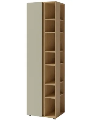 Produktbild von Marmex Regal LUCA LC4 Kinderregal Eiche baltic dune + Eukalyptus 55x195x40 cm